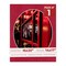 Red Suede Mat Board for 16x20 Frames - Oval Opening for 14x17 Photos